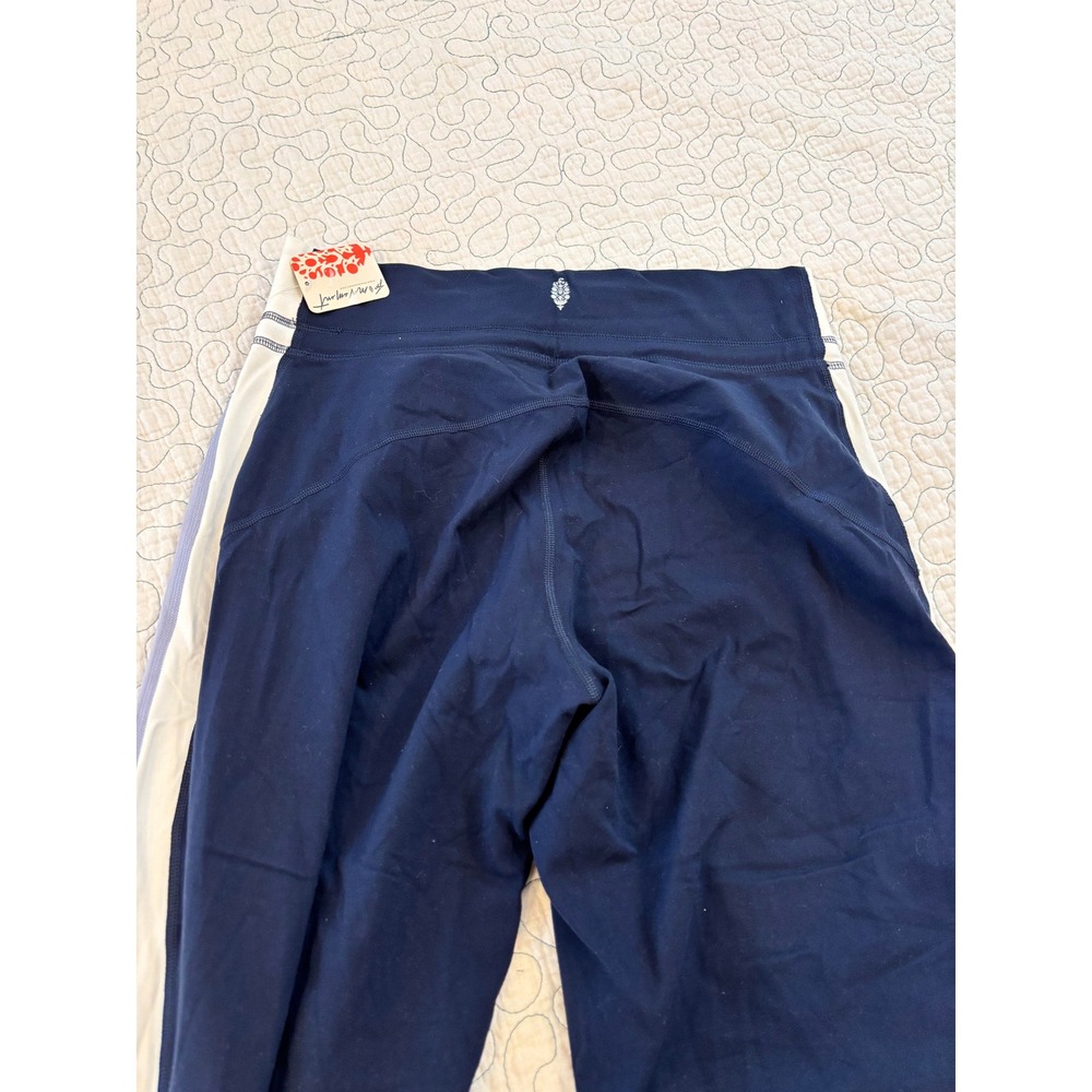 Free People Movement Midnight Navy Colorblock Jogger Pants Size Medium - Picture 5 of 8